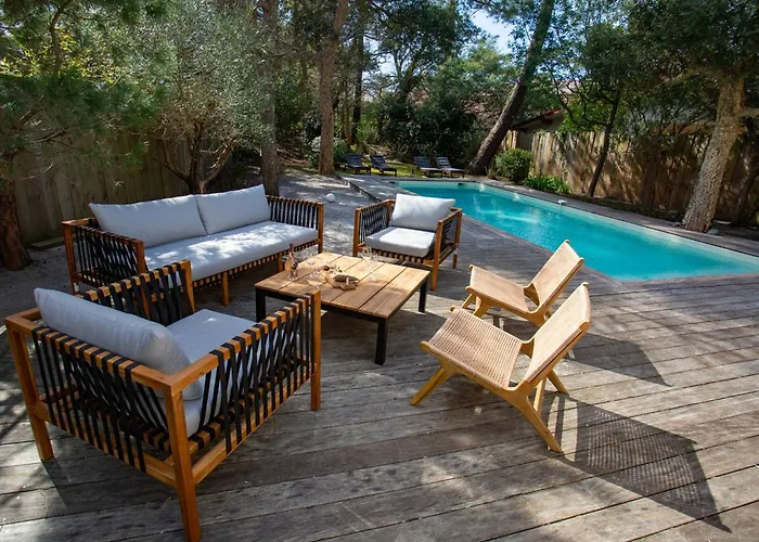 Villa Renovee Avec Et Piscine Chauffee A Hossegor, Proche Et Golf - Fr-1-791-8 *